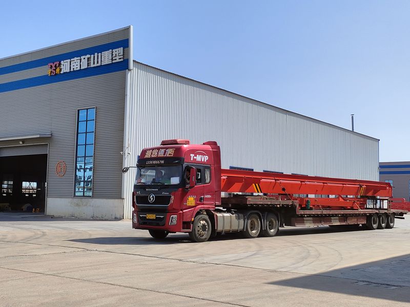 電動(dòng)葫蘆門式起重機(jī)  MHxh10t—14m 外懸3.5/1.5m 制作完成，發(fā)往青海交付客戶使用